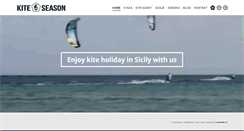 Desktop Screenshot of kiteseason.cz